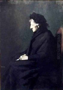 Mme Sraphin Henner by Jean-Jacques Henner