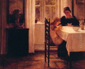 Breakfast Time by Carl Vilhelm Holsoe