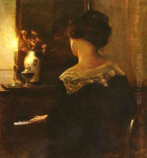 A Lady Playing The Piano - view 1