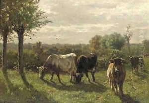 Paturage en Hollande by Johannes-Hubertus-Leonardus de Haas