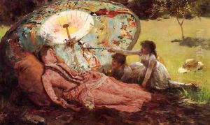 Lady with a Parasol by Hamilton Hamilton