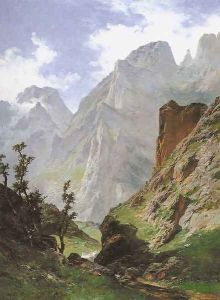 Paisaje de los Picos de Europa by Carlos de Haes