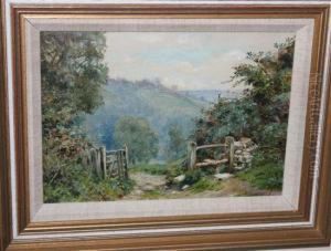 Near Stroud, Gloucestershire, Ex-studio Collection by Frank Moss Bennett