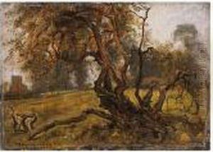 Paisaje Con Castillo Alfondo by Frank Moss Bennett
