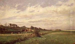 Praderas (Villerville) (Prairies (Villerville)) by Carlos de Haes