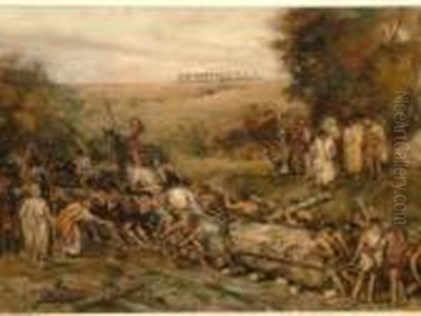 The Building Of Stonehenge - view 1