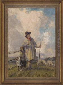 A Shepherd And His Flock by Frank Moss Bennett