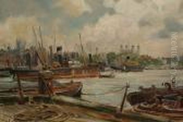 A View Across The Thames Towards The Tower - view 1