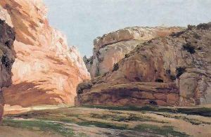 Gargantas de Jaraba de Aragón by Carlos de Haes