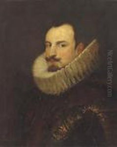 Portrait Of A Gentleman, Quarter-length, In A White Ruff Andarmour