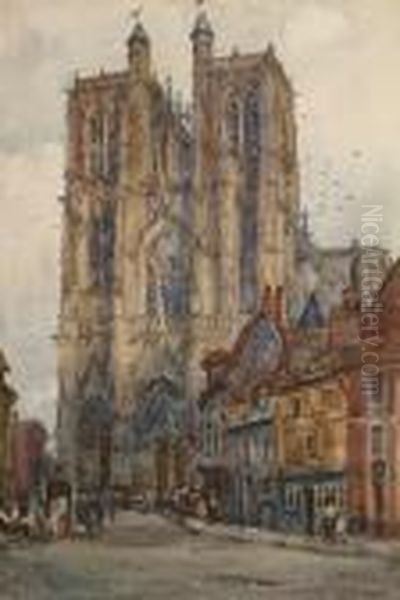 View Of Chartres Cathedral - view 1