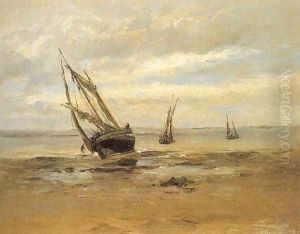 Barca en seco by Carlos de Haes