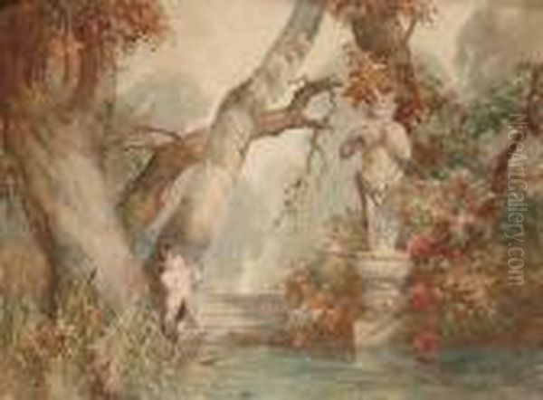 Pan And The Fawn - view 1