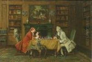 A Game Of Chess by Frank Moss Bennett