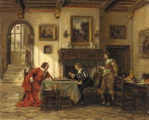The Chess Game by Frank Moss Bennett