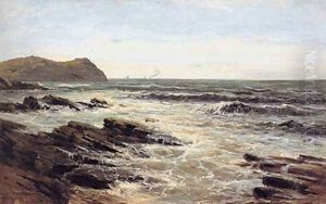 Acantilados Guethary by Carlos de Haes