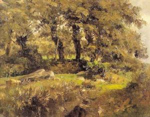 Árboles y peñas by Carlos de Haes