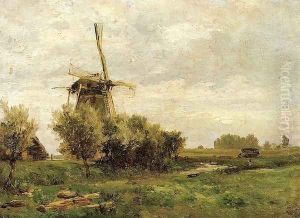 Molino de viento by Carlos de Haes