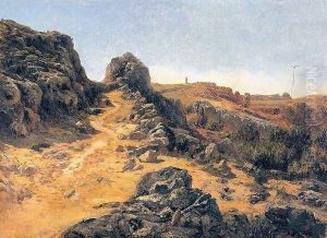 Cercanías del Monasterio de piedra by Carlos de Haes