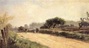 Camino de Villerville by Carlos de Haes