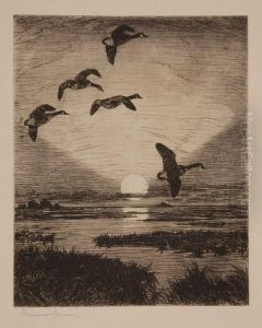 November Moon by Frank Weston Benson