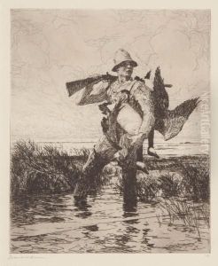 Marsh Gunner by Frank Weston Benson