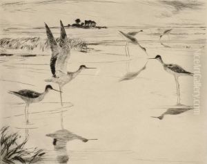 Yellowlegs No.
2 by Frank Weston Benson