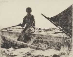 Dory Fisherman by Frank Weston Benson