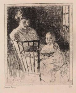 Mother And Child by Frank Weston Benson