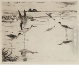 Yellowlegs by Frank Weston Benson