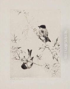 Chickadees by Frank Weston Benson