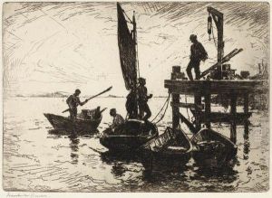 Boats At Dawn by Frank Weston Benson