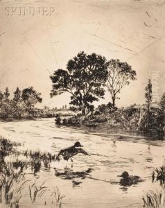 The River by Frank Weston Benson
