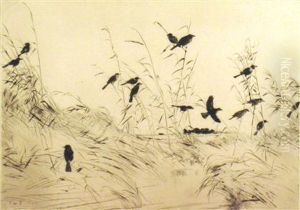 Blackbirds And Rushes Blackbirds And Rushes