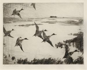 Over Sunk Marsh by Frank Weston Benson