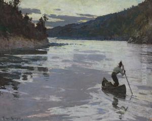 Restigouche At Sunset by Frank Weston Benson