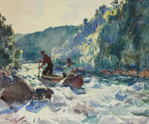 Down The Rapids by Frank Weston Benson