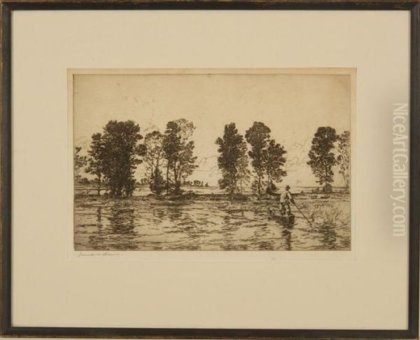 Depicting A Duck Hunter, From Second Island Outlet - view 1
