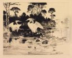 Water Lilies by Frank Weston Benson