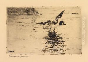 Male Whistler by Frank Weston Benson