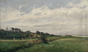 Praderas (Villerville) by Carlos de Haes