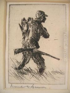 Plodding Home by Frank Weston Benson