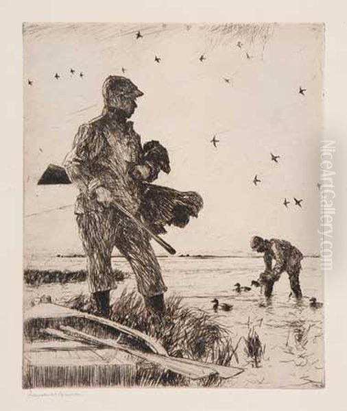 Winter Wildfowling - view 1