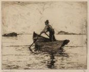 The Lobsterman by Frank Weston Benson