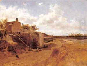 Una Alquería by Carlos de Haes