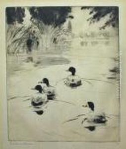 Broadbills by Frank Weston Benson