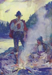 Campfire by Frank Weston Benson