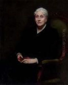 Portrait Of Mrs. Abbott by Frank Weston Benson