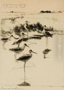 Yellowlegs Number Three by Frank Weston Benson