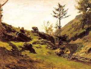 Cercanías de aguas buenas by Carlos de Haes